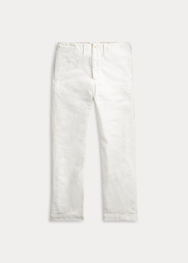 Men's Ralph Lauren Cotton Stonewashed Chinos | 614587GVQ